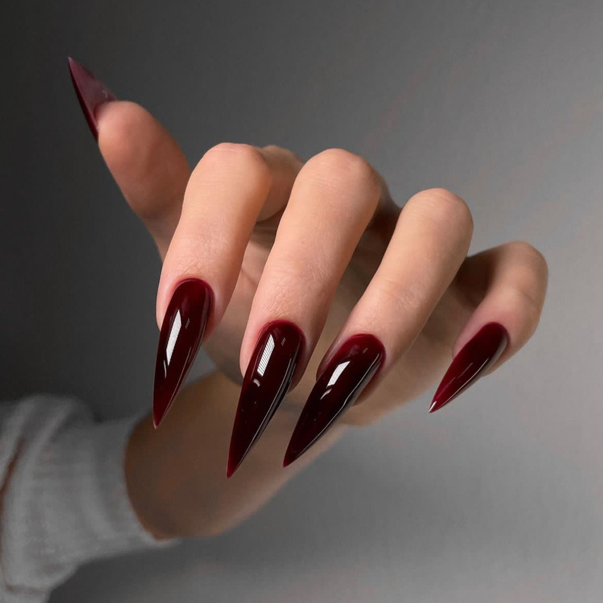 24Pcs Long Stiletto False Nail - Nail Art Y2K recension och pris