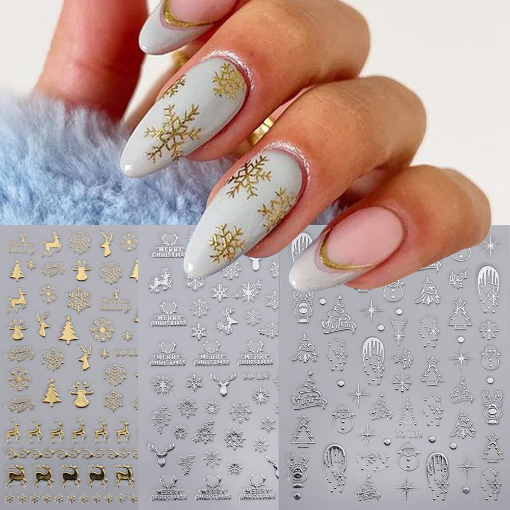 Christmas Nail Art Stickers Na - Nail Art Xmas Tree recension och pris