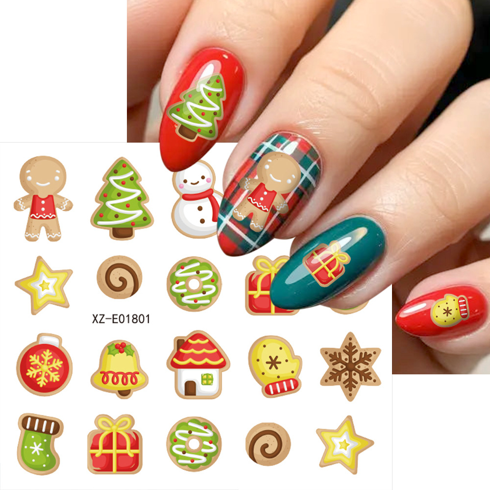 30pcs/set Christmas Nail Art S - Nail Art Xmas Tree recension och pris