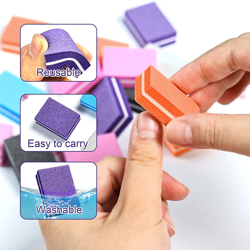 10/50pcs Mini Nails Art Buffer - Nail Art Pinterest recension och pris
