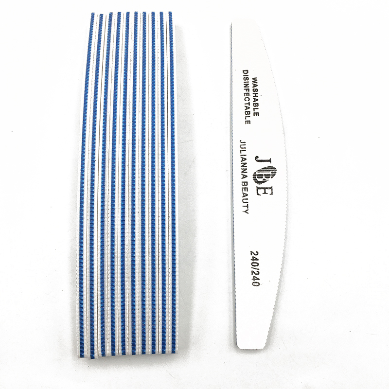 10 Pcs Professional Nail File  - Nail Art Maroon recension och pris