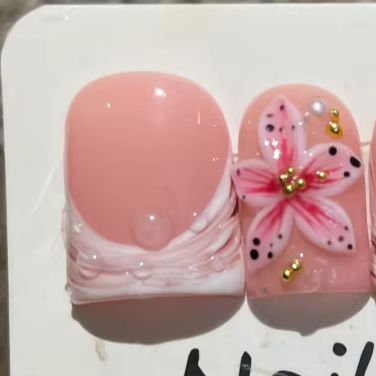 10Pcs/set Nude Pink Gradient S - Nail Art Pink Cat Eye recension och pris