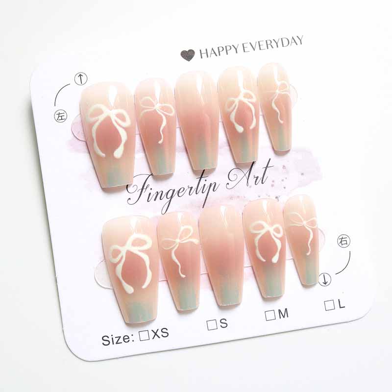 10 Pcs Women French Style High - Nail Art Y2K recension och pris