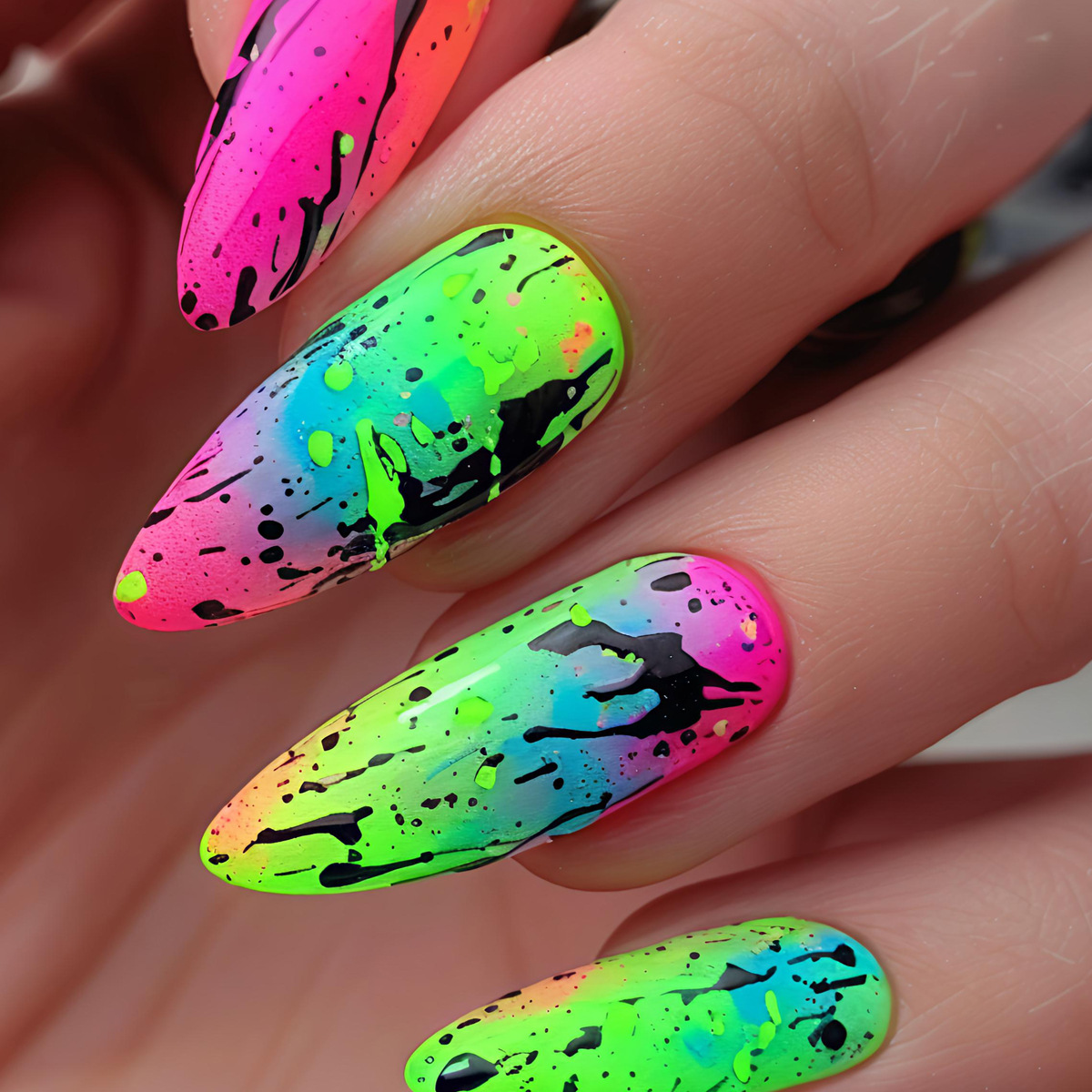 24pcs/set Short Medium Long Fa - Nail Art Y2K recension och pris