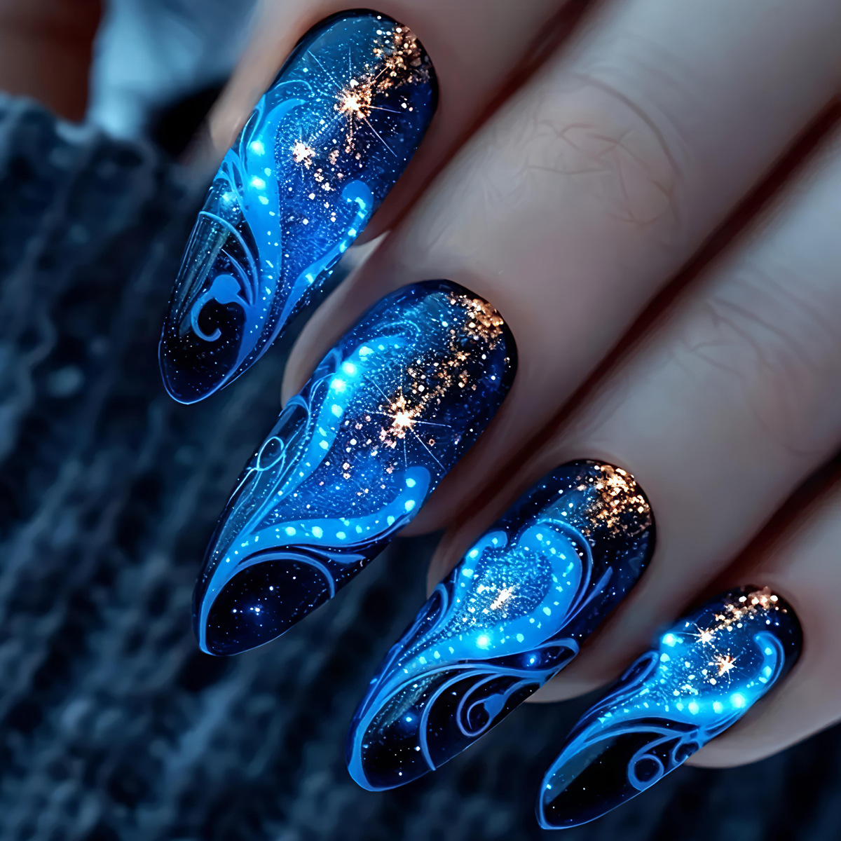24pcs/set Short Medium Long Fa - Nail Art Y2K recension och pris