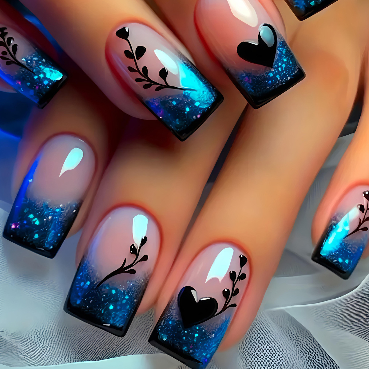 24pcs/set Short Medium Long Fa - Nail Art Y2K recension och pris