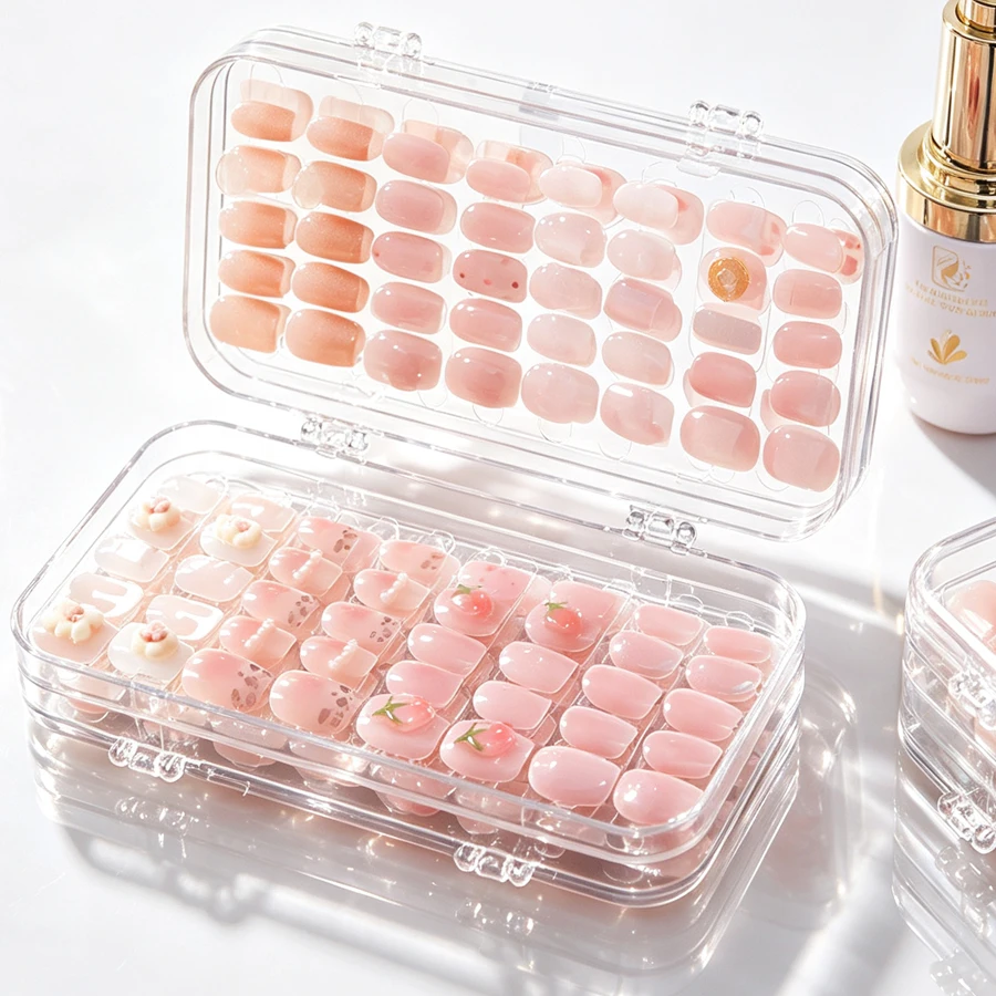 Clear Foldable Press On Nail S - Nail Art Pinterest recension och pris