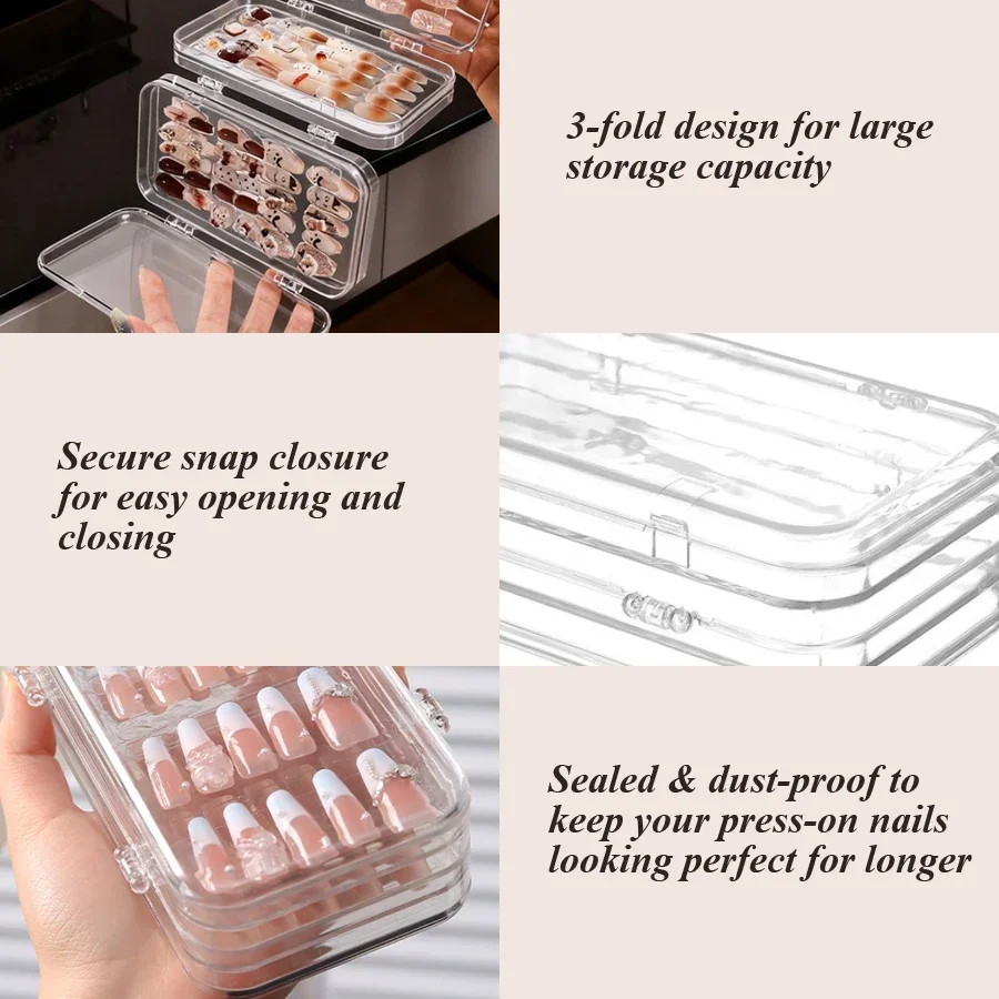 Clear Foldable Press On Nail S - Nail Art Pinterest recension och pris