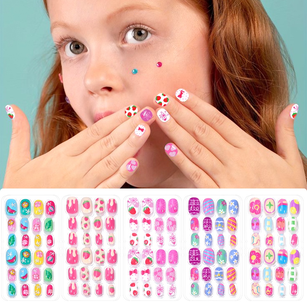120-Piece 5-Set Candy Kids Pre - Nail Art Y2K recension och pris