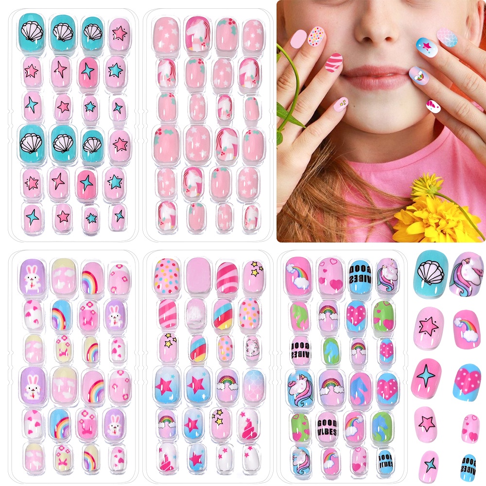 120-Piece 5-Set Candy Kids Pre - Nail Art Y2K recension och pris