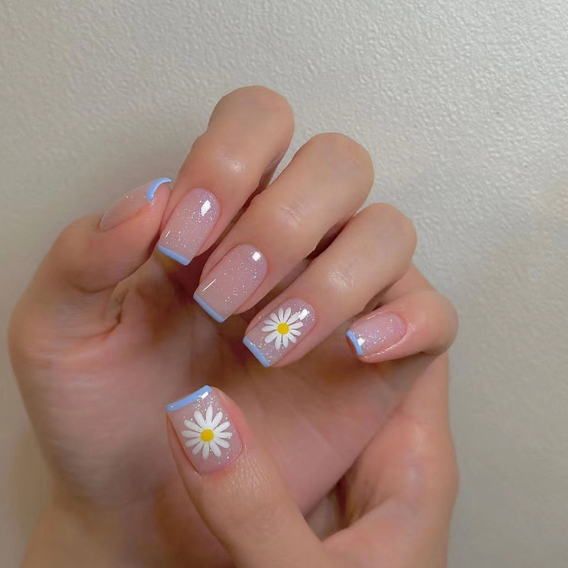 24ps/set Short Fake Nails for  - Nail Art Y2K recension och pris
