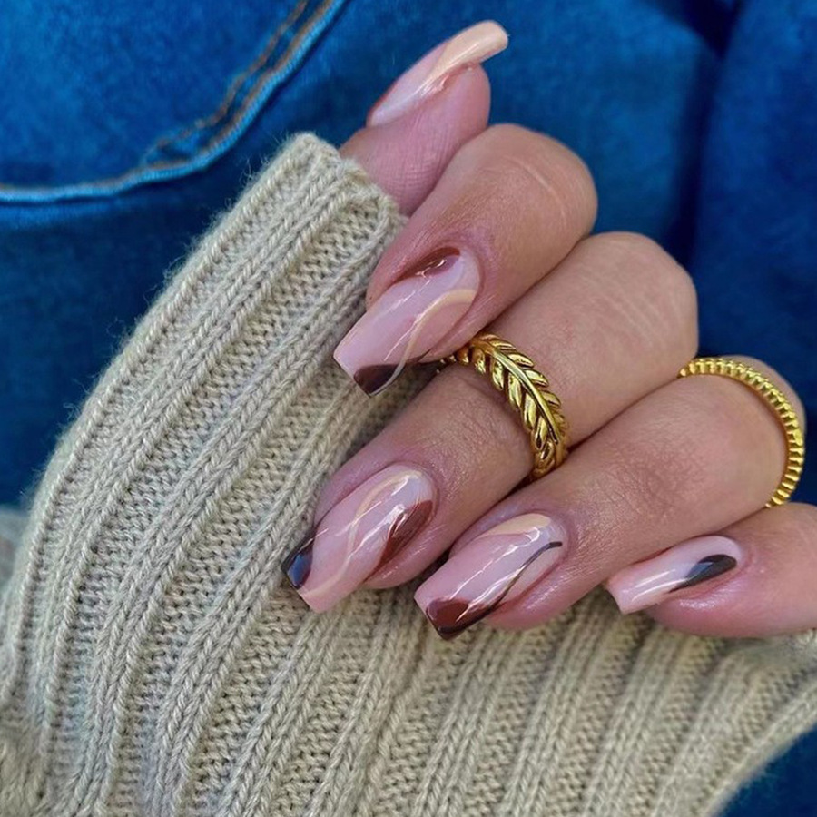Short Medium fake nails for wo - Nail Art Y2K recension och pris