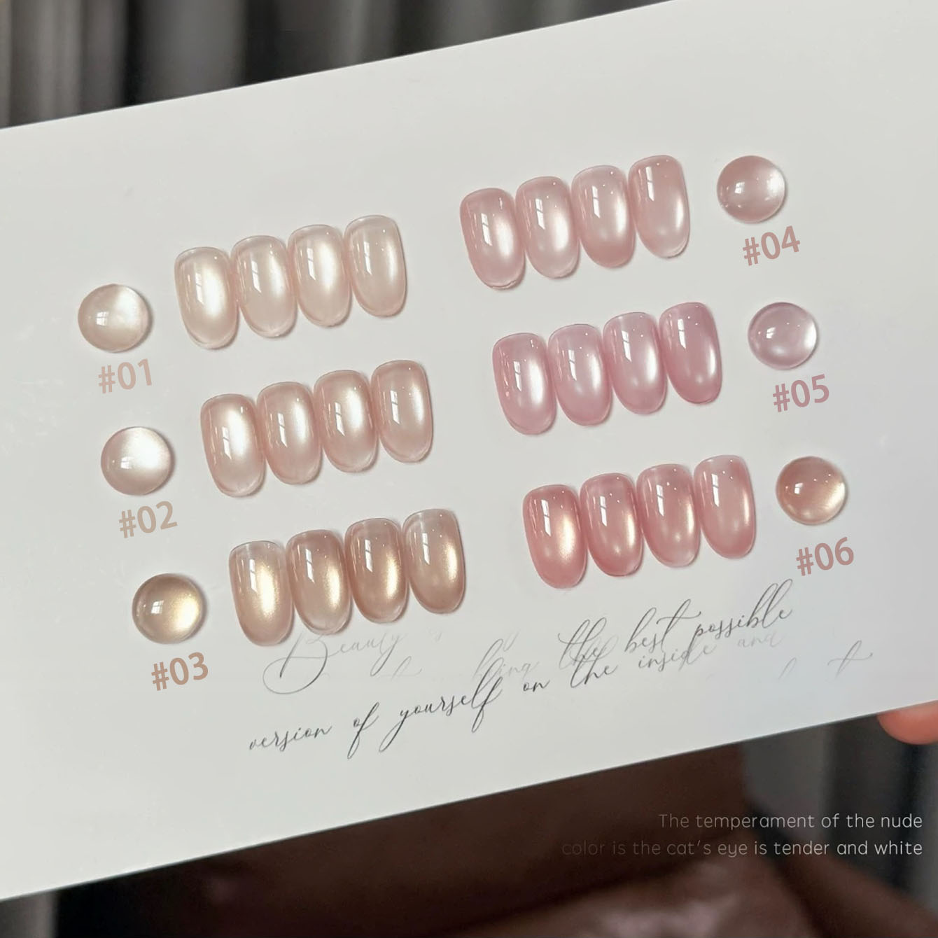 MIANEL 10ML Cat Eye Gel Nail P - Nail Art Pink Cat Eye recension och pris